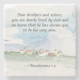 1 Thessalonians 1:4 Du är död. Stenunderlägg