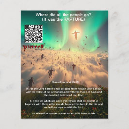 1 Thessaloniki 4:16-18 Rapture Flyer