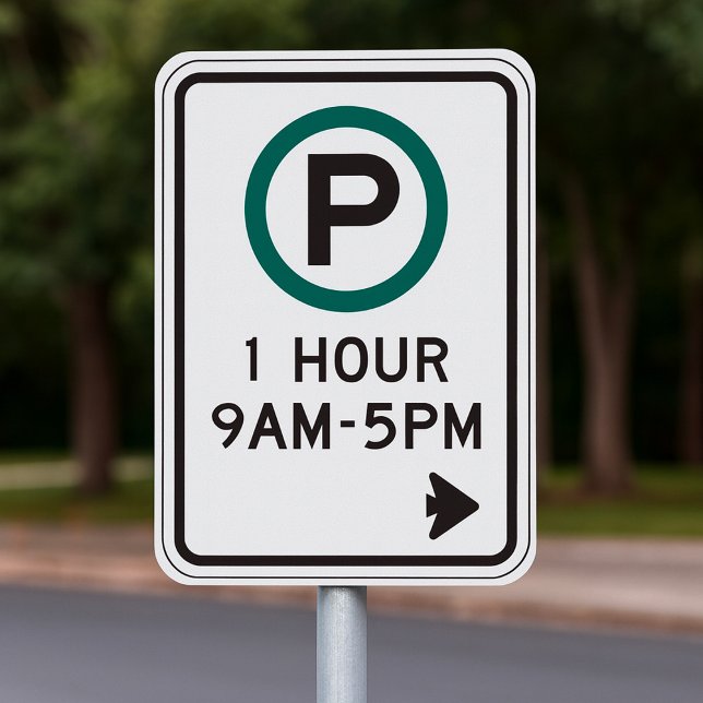 1 timmes parkningssignal för kontrollerade parsnin poster (Skapare uppladdad)