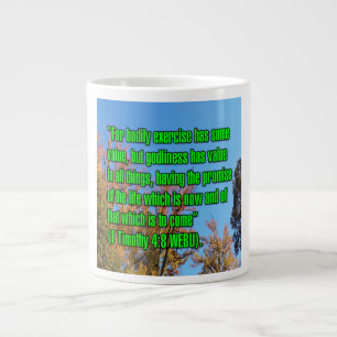 1 Timothy 4:8 WEBU Mugg Jumbo Mugg