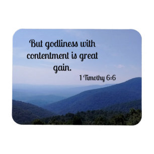 1 Timothy 6:6 Magnet