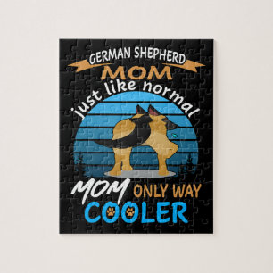 1 Tysk Shepherd Mamma precis som Normal Mamma Enda Pussel
