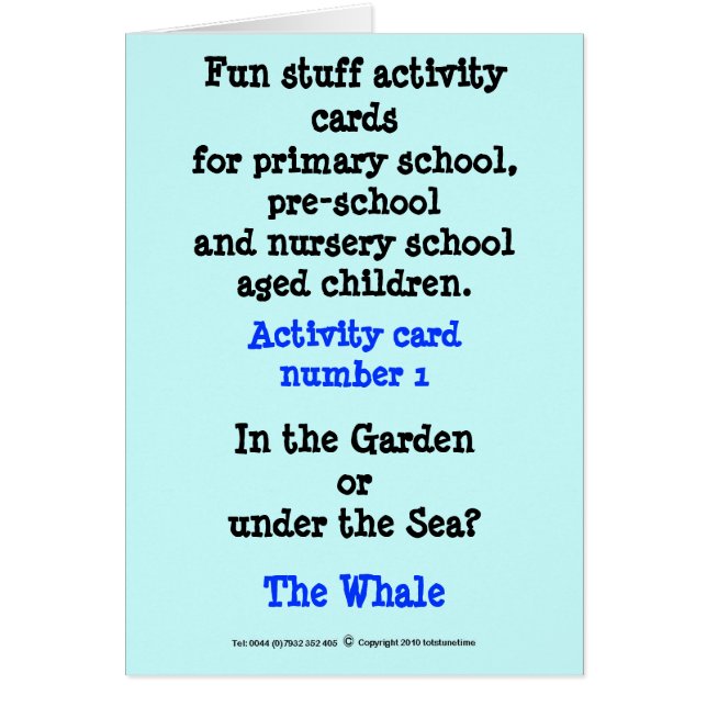 1 val hälsningskort (Framsidan)