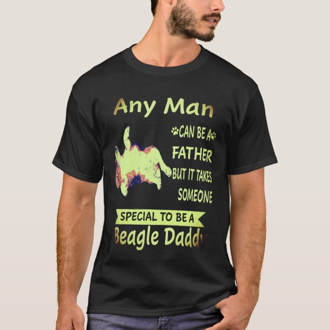 1 Varje man - Beagle Pappa Beagle T Shirt (Framsida)