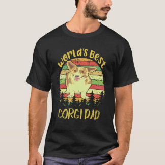 1 Världens bästa corgi-pappa corgi T Shirt