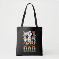#1 Världens gayaste pappa rolig fars dag LGBT 