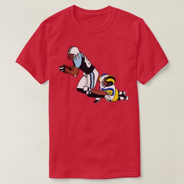 1-varvet misslyckades en touchdown t shirt (Design framsida)