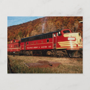 1 Wellsville Addison & Galeton, EMD FP-7, Galeton Vykort