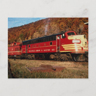 1 Wellsville Addison & Galeton, EMD FP-7, Galeton Vykort