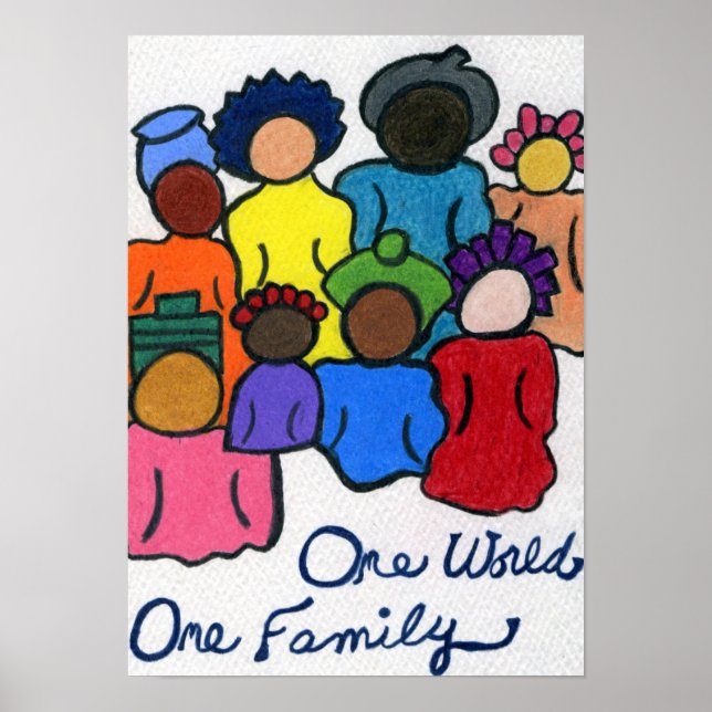 1 World, 1 Family Poster (Framsidan)