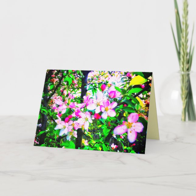 1APPA-BLOMMAR LJUSSMÅGKORT KORT (Framsida)