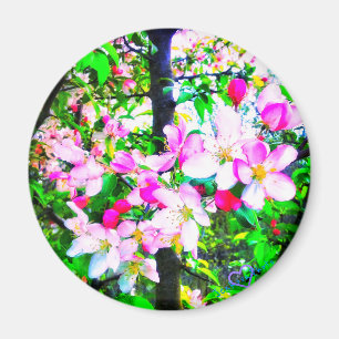 1APPLE BLOMSTRAR MAGNETEN MAGNET