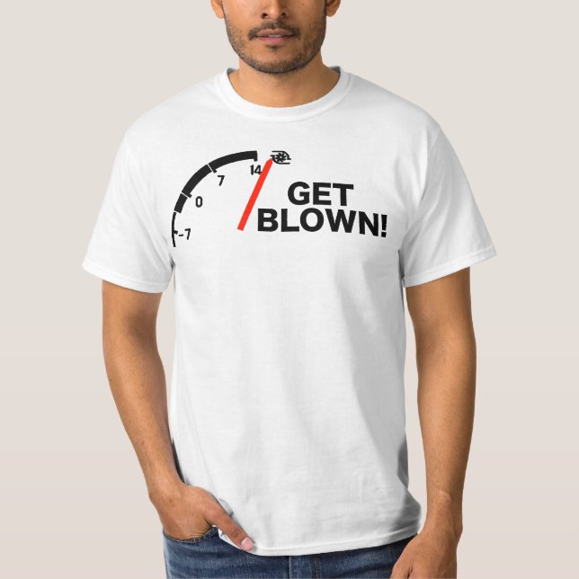 1g får blåst vit t-shirt (Framsida)