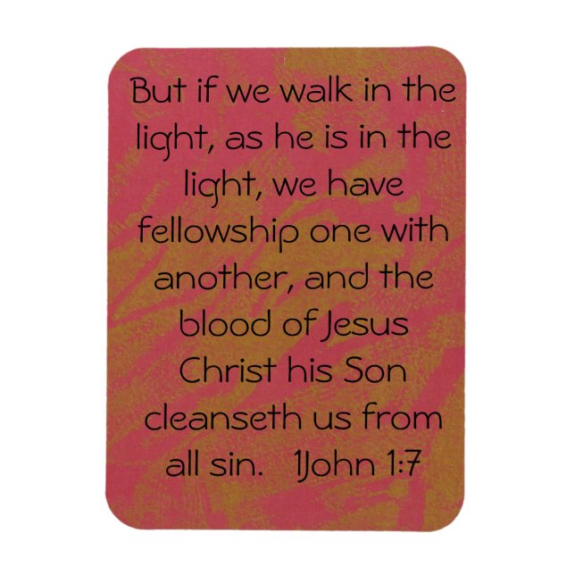 1John1:17 skriptmagnet Magnet (Vertikal)