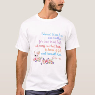 1John4:7 Bibelverse T Shirt