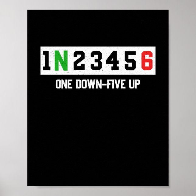 1N23456 Motorcyklist i Bikerna Motorcyklar Poster (Framsidan)