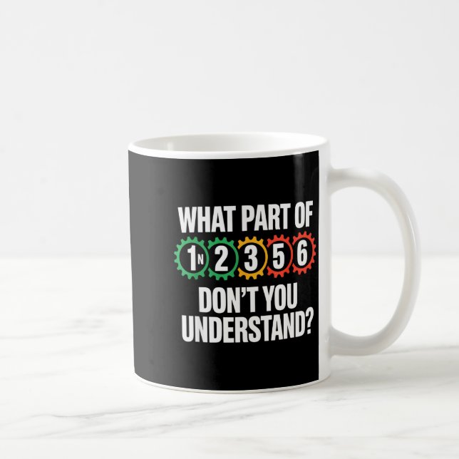 1n256 Motorcycle Shift Biker Motorcyclist  Kaffemugg (Höger)