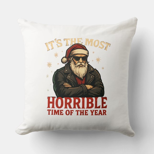 1nkFury - Christmas Pillow It's the most horrible Kudde (Framsida)