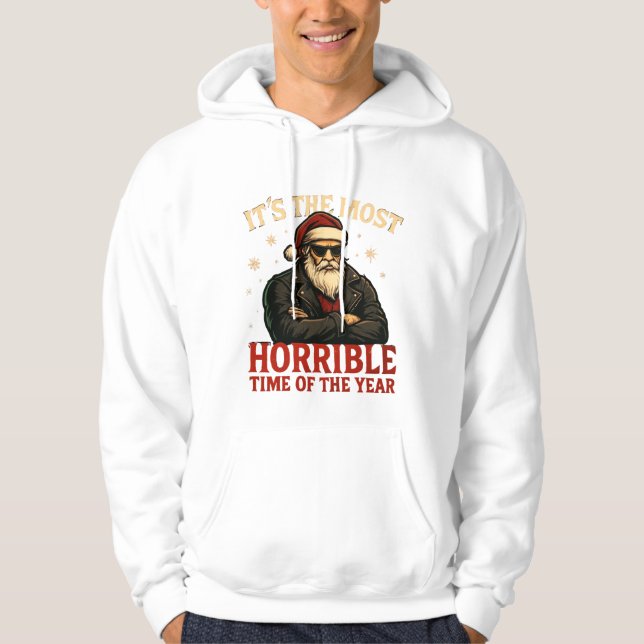 1nkFury - Förfärlig tid på året Tomte Hoodie (Framsida)