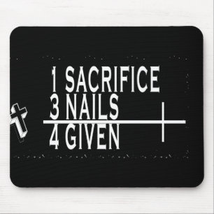 1SACRIFICE + 3 NAGLAR = 4GIVEN KRISTEN JESUS MUSMATTA
