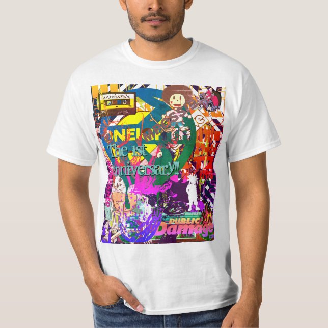 1st anniversary!! ONEIGHTH Tokyo Original  T Shirt (Framsida)