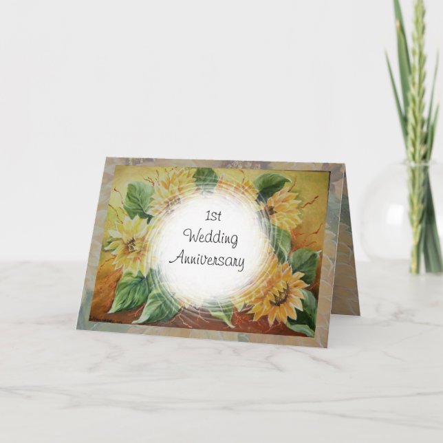 1st årsdagkort kort (Framsida)