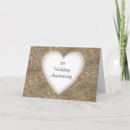 1st årsdagkort kort