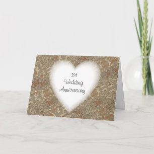 1st årsdagkort kort