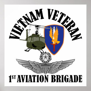 1st AvnBde styr flygaren Poster