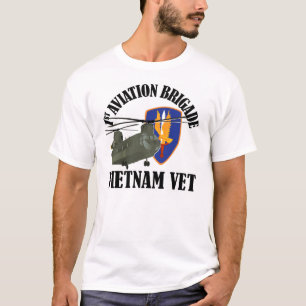 1st AVNBDE Vietnam CH-47 T-shirt