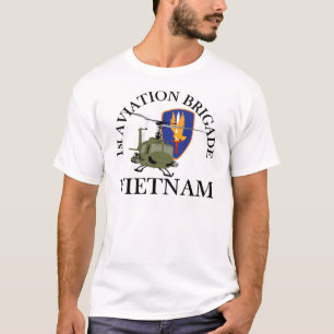 1st AvnBdeVietnam Vet Huey T Shirt