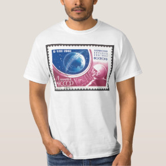 1st Bemannad global utrymmeflygMaj Titov Vostok 2 T Shirt