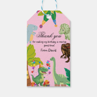 1st Birthday Dinosaur Minimal baby boy Presentetikett