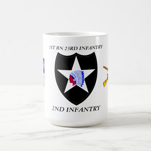 1ST BN 23RD INFANTRY 2ND INFANTRY DIV.MUGG KAFFEMUGG (Center)