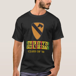 1st Cav Div universiteten av den södra Vietnam Tee