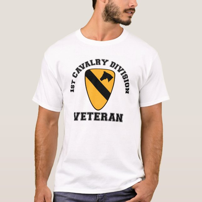 1st Cav Vet - högskolastil Tröja (Framsida)