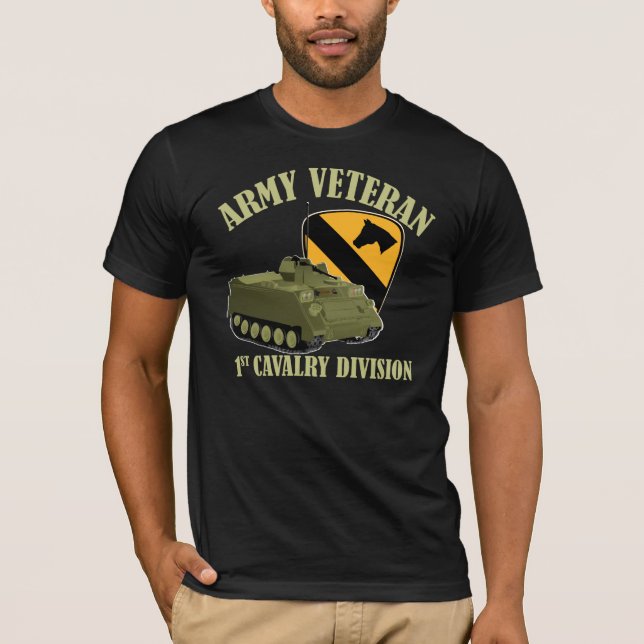 1st Cav Vet - M113 APC T Shirt (Framsida)