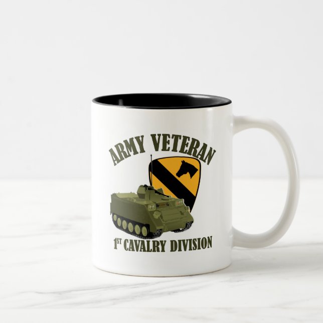 1st Cav Vet - M113 APC Två-Tonad Mugg (Höger)