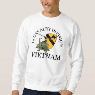1st Cav Vietnam Vet Långärmad Tröja