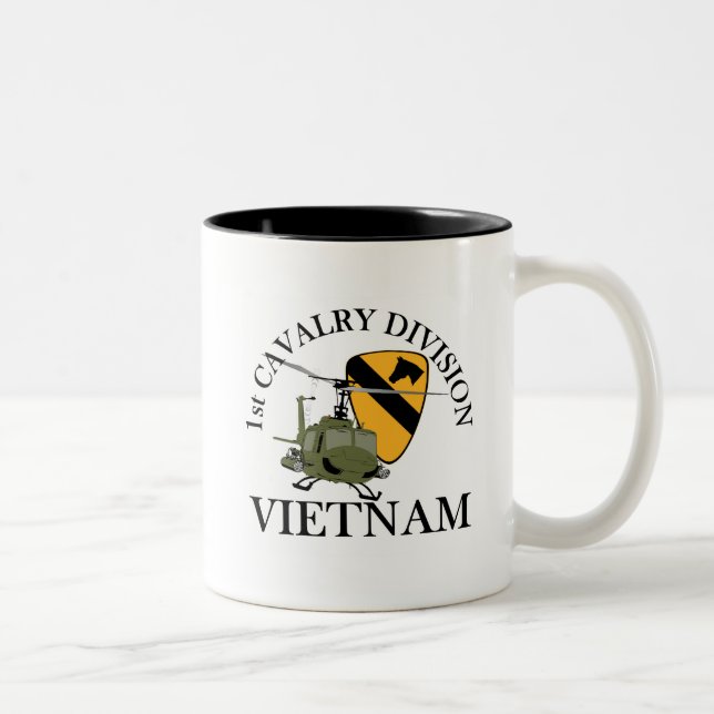 1st Cav Vietnam Vet Två-Tonad Mugg (Höger)
