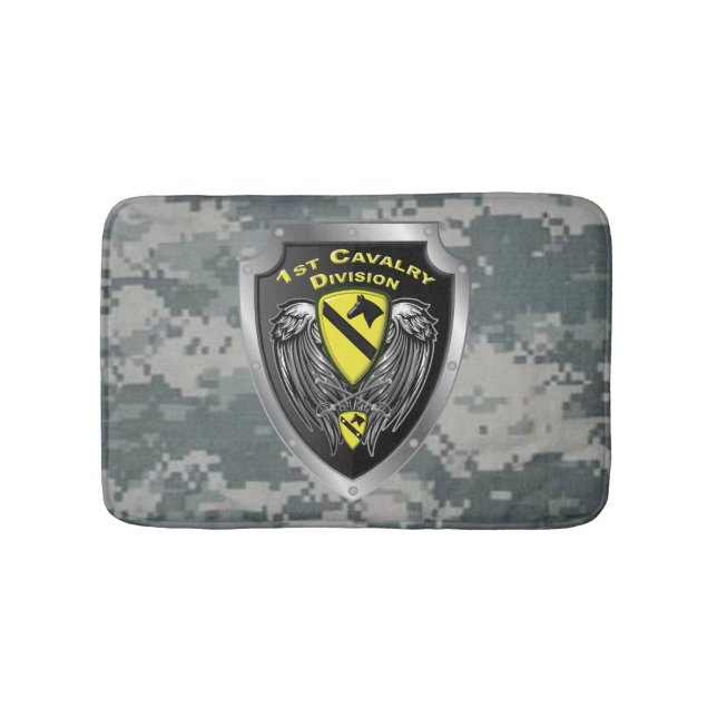 1st Cavalry Division 1st CAV Badrumsmatta (Framsidan)
