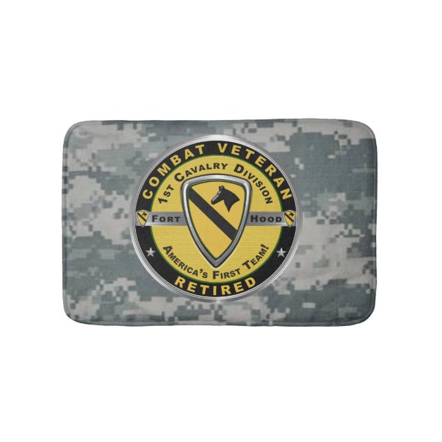 1st Cavalry Division - 1st CAV Badrumsmatta (Framsidan)