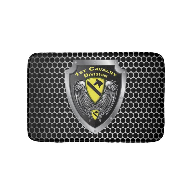 1st Cavalry Division 1st CAV Badrumsmatta (Framsidan)