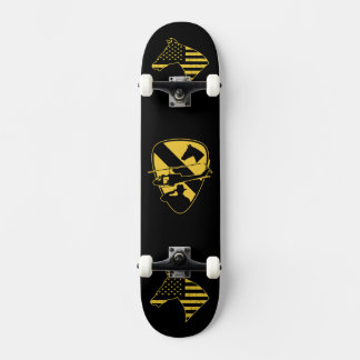 1st Cavalry Division / AIR CAV Mini Skateboard Bräda 18,5 Cm