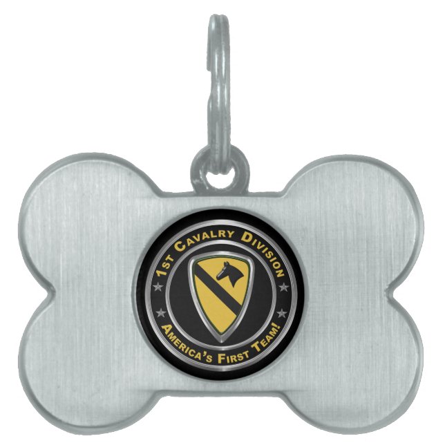 1st Cavalry Division CAV ID-bricka Husdjur (Framsidan)