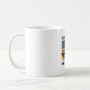 1st Cavalry Division Fort Hood Vintage Militär Sh Kaffemugg
