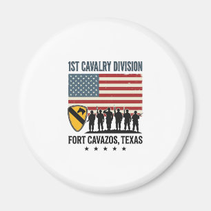 1st Cavalry Division Fort Hood Vintage Militär Sh Magnet