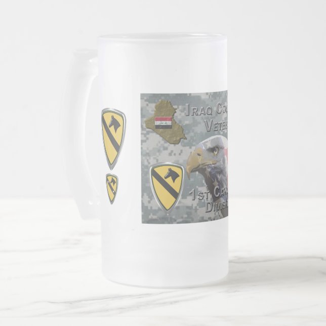 1st Cavalry Division – Irakveteran Frostat Ölglas (Framsida vänster)