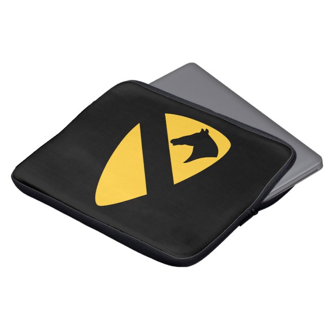 1st Cavalry Division Patch Patriotisk Laptop Fodral (Framsida topp)