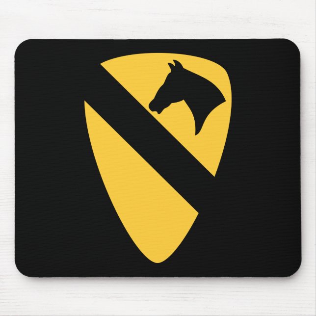 1st Cavalry Division Patch Patriotisk Musmatta (Framsidan)